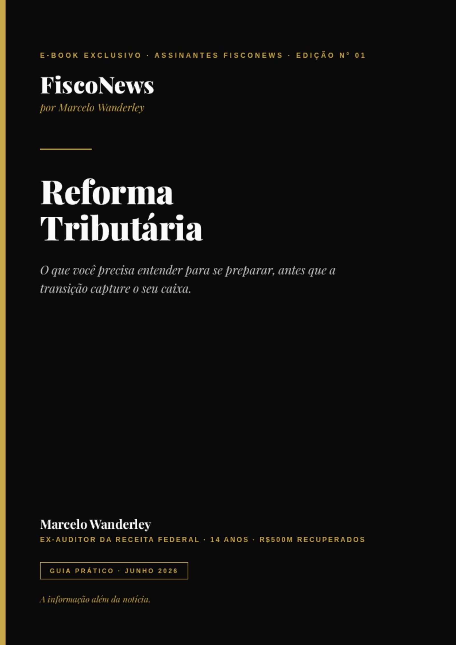 Capa original do e-book Reforma Tributária do FiscoNews